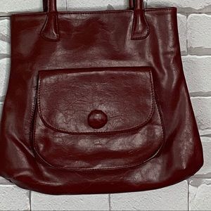 Sabina New York Leather Shoulder Bag